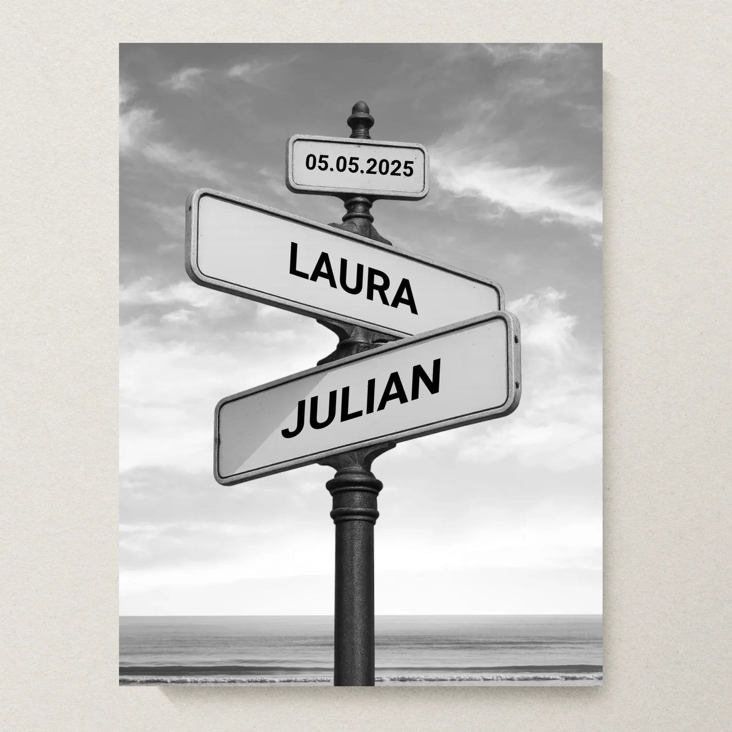 Poster 30x40 beiger Hintergrund