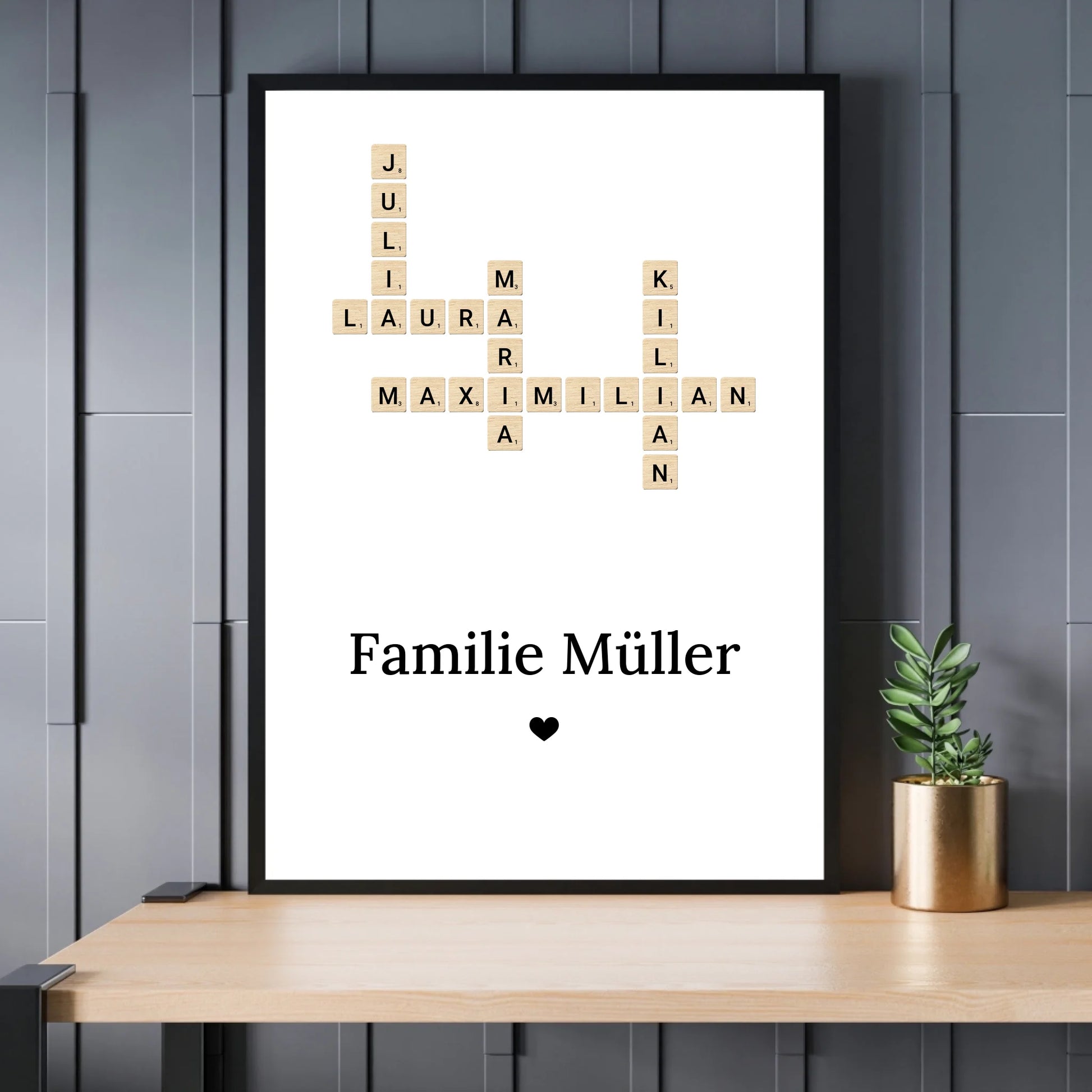 Mockup Poster Schwarzer Rahmen
