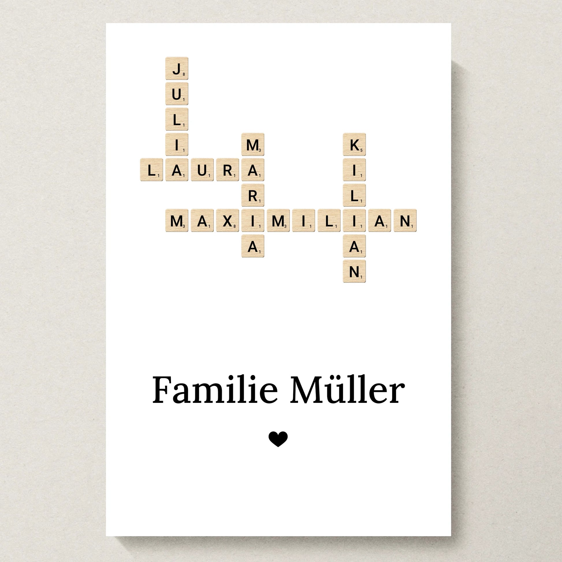 Poster 20x30 beiger Hintergrund