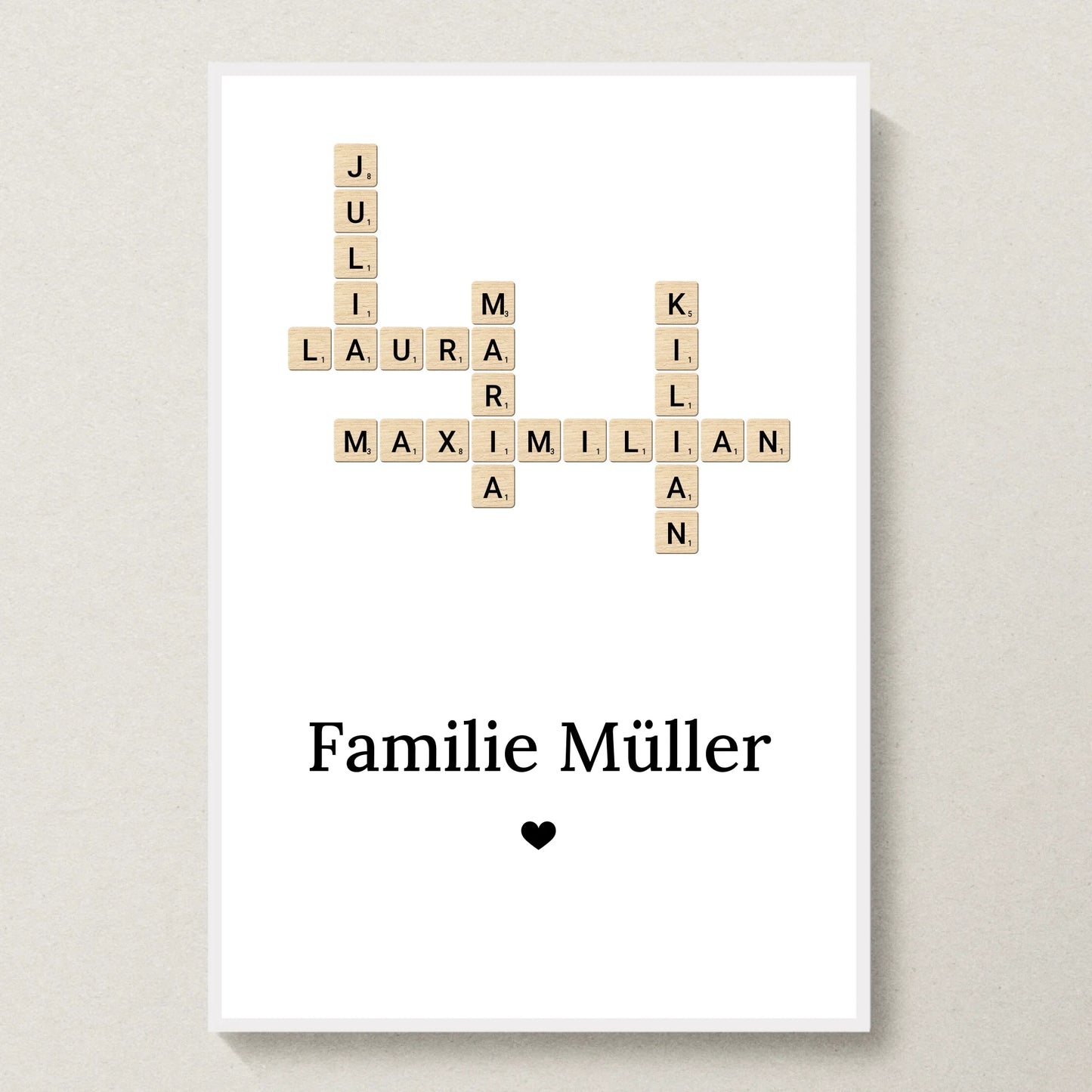 Poster 20x30 Weißer Rahmen