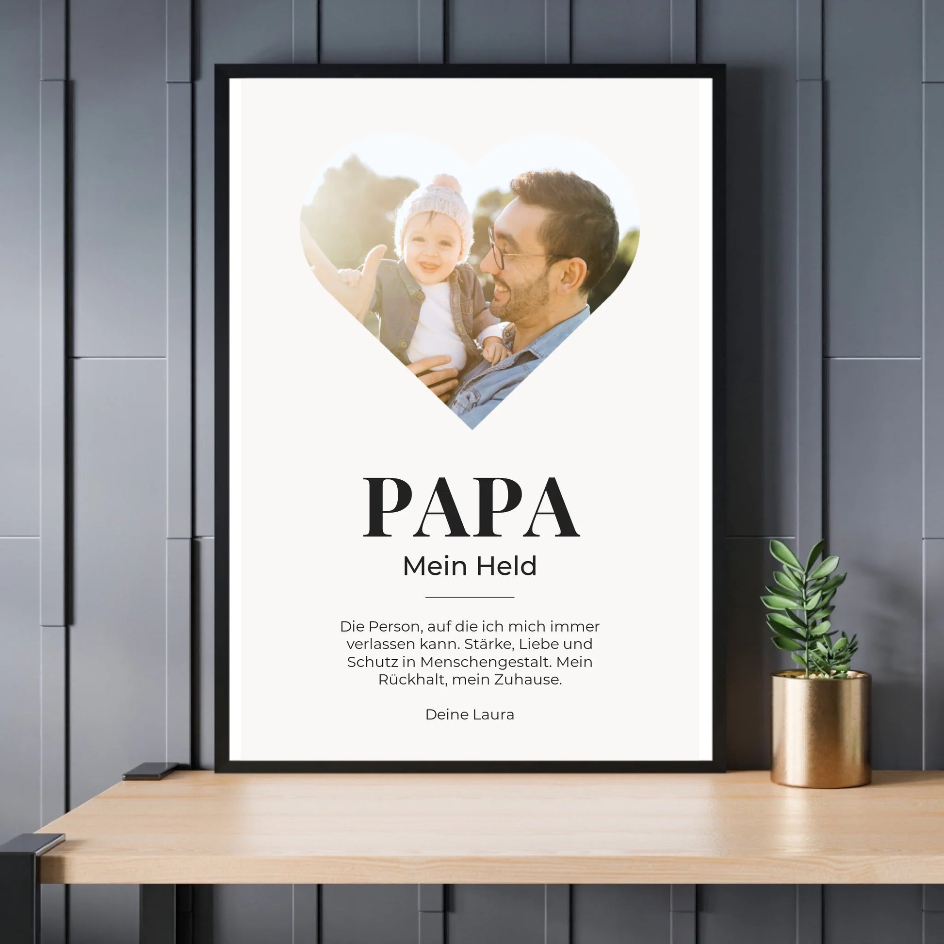Mockup Poster Schwarzer Rahmen