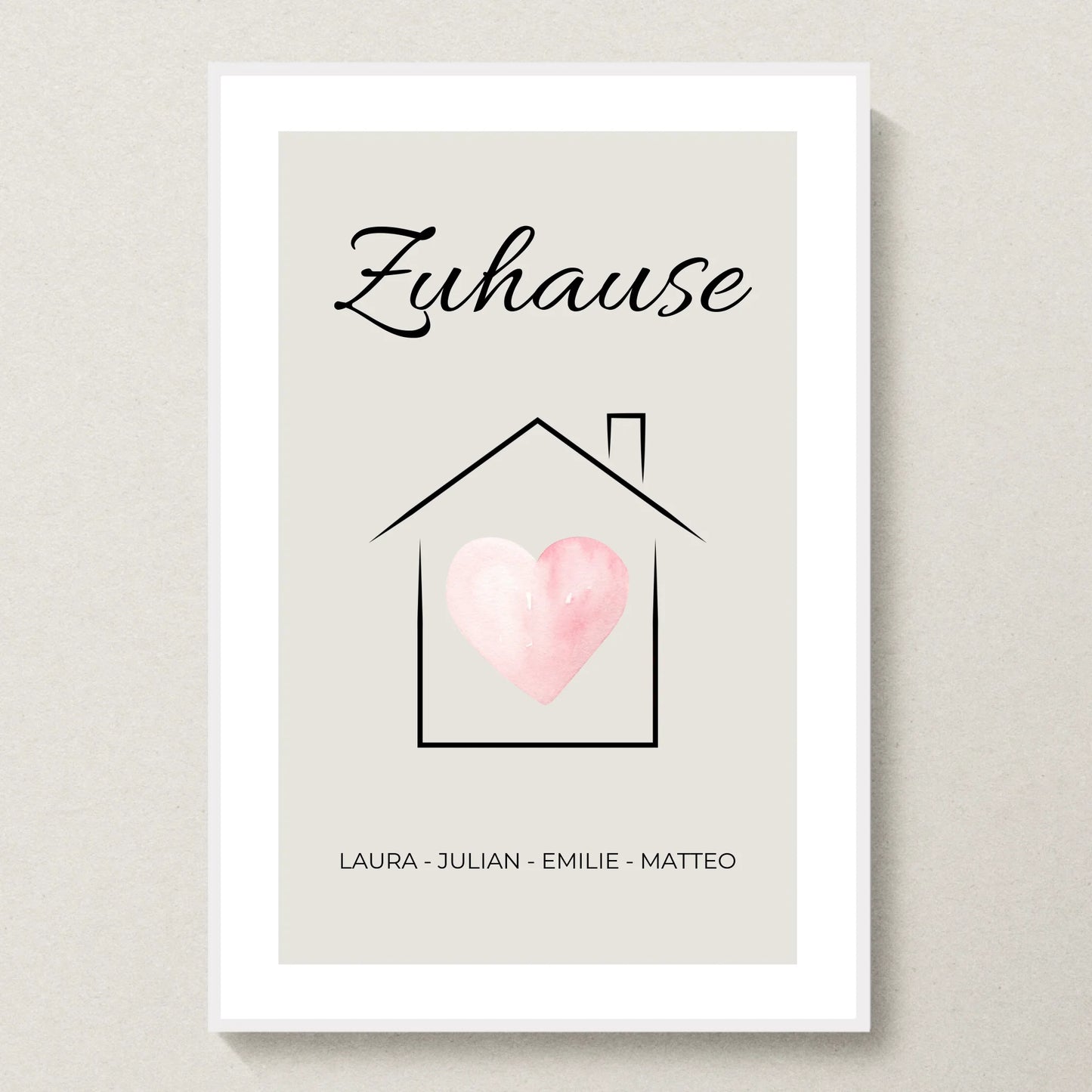 Poster 20x30 Weißer Rahmen