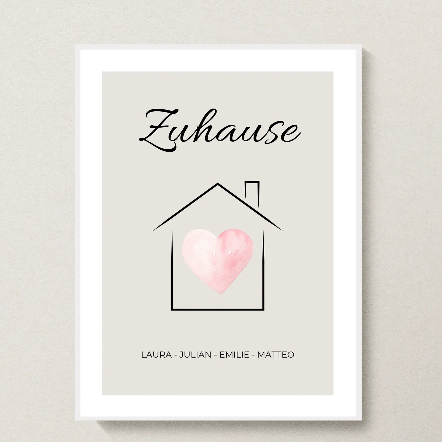 Poster 30x40 weißer Rahmen