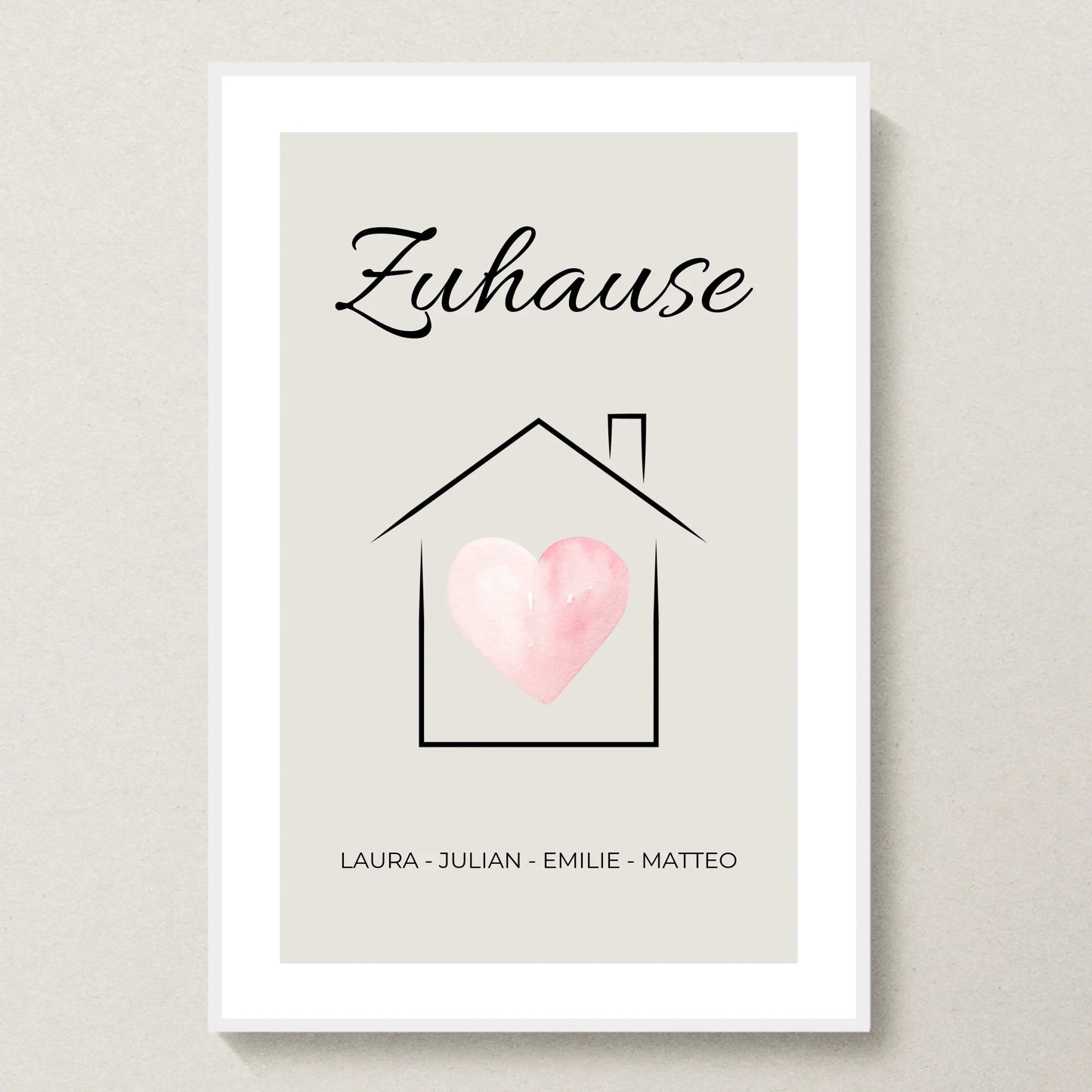 Poster 20x30 Weißer Rahmen