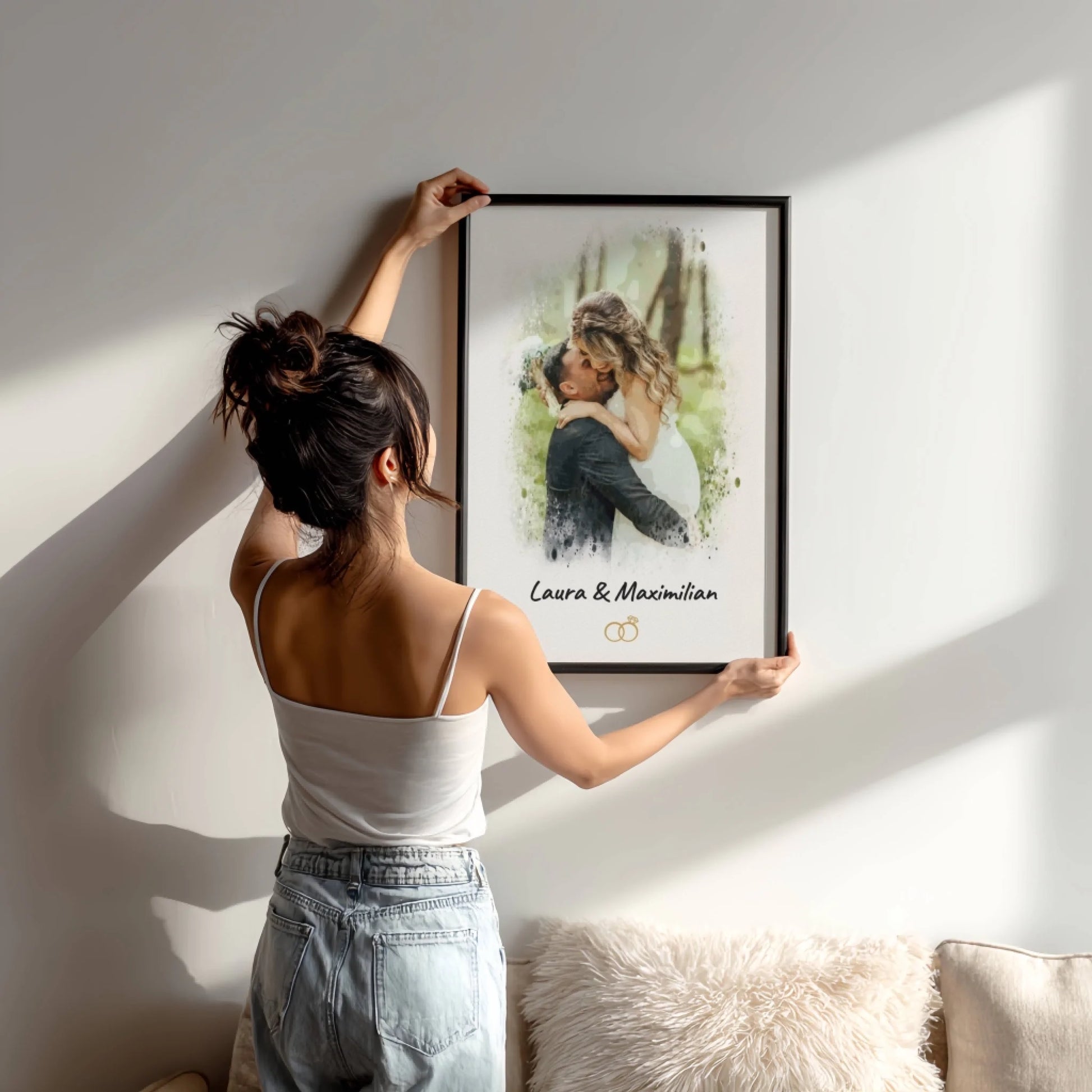 Hochzeit Aquarell