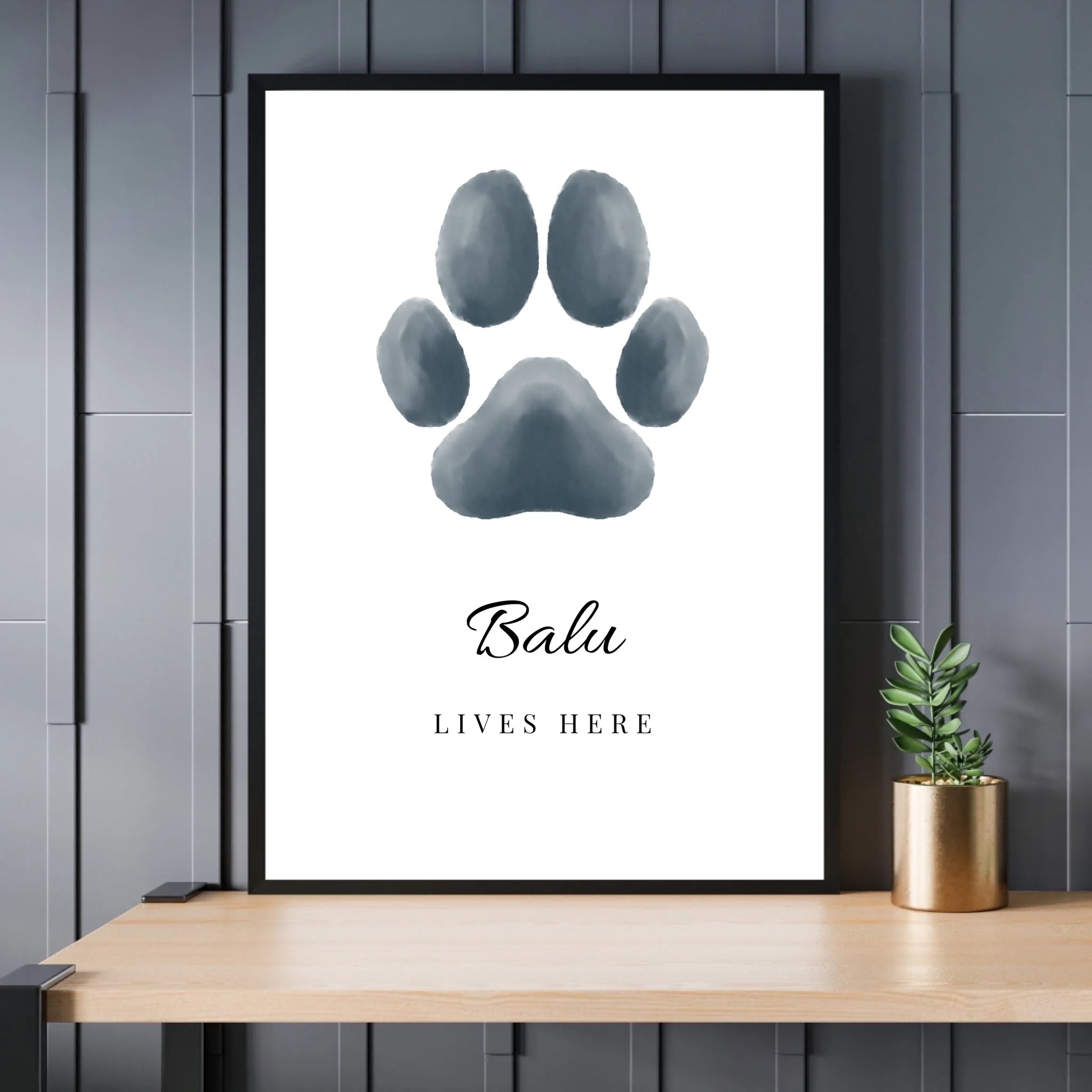 Mockup Poster Schwarzer Rahmen