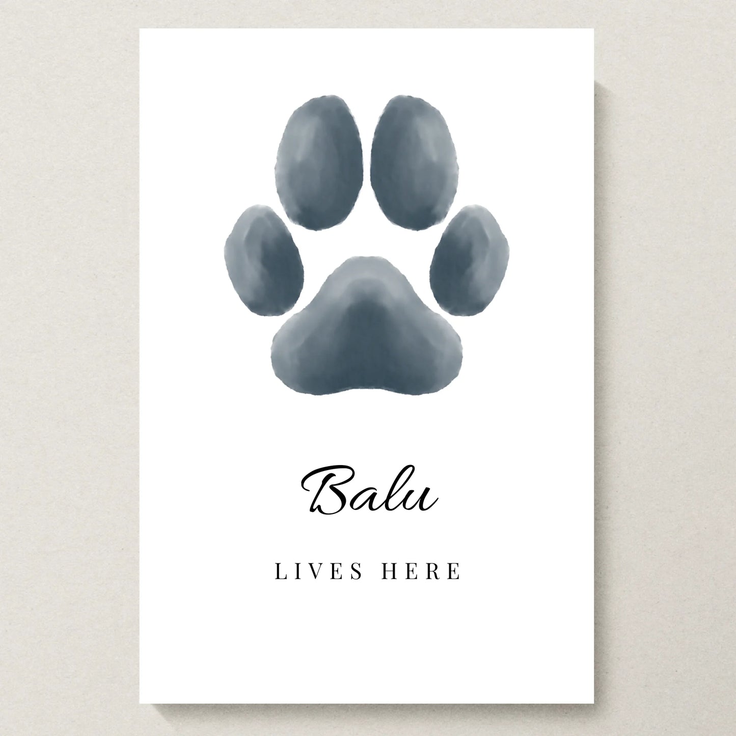 Poster 20x30 beiger Hintergrund