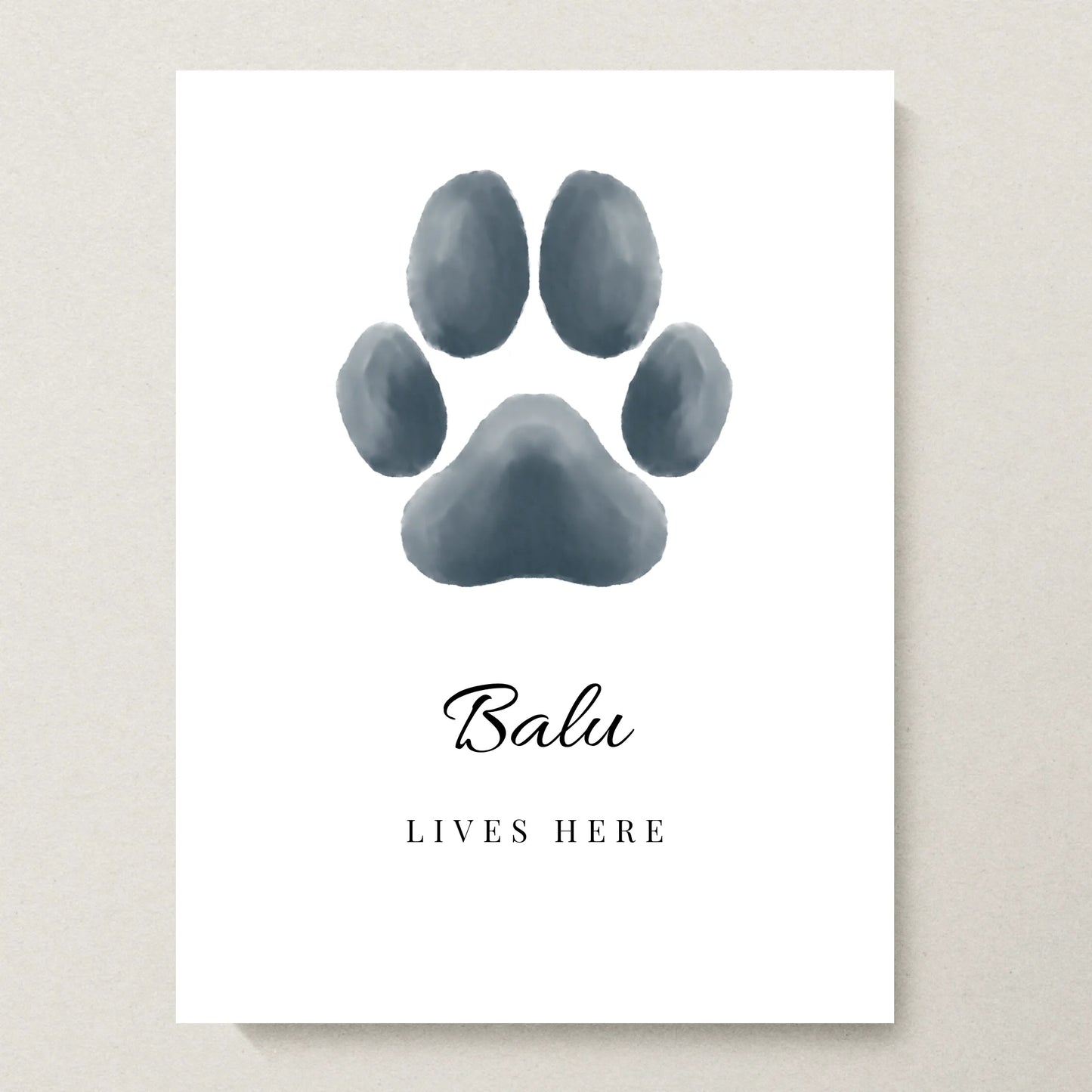 Poster 30x40 beiger Hintergrund