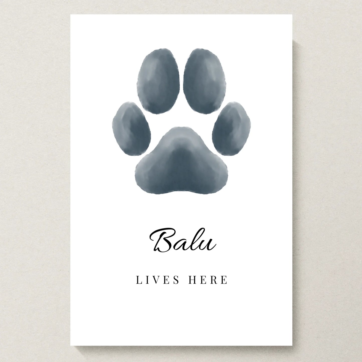 Poster 20x30 beiger Hintergrund
