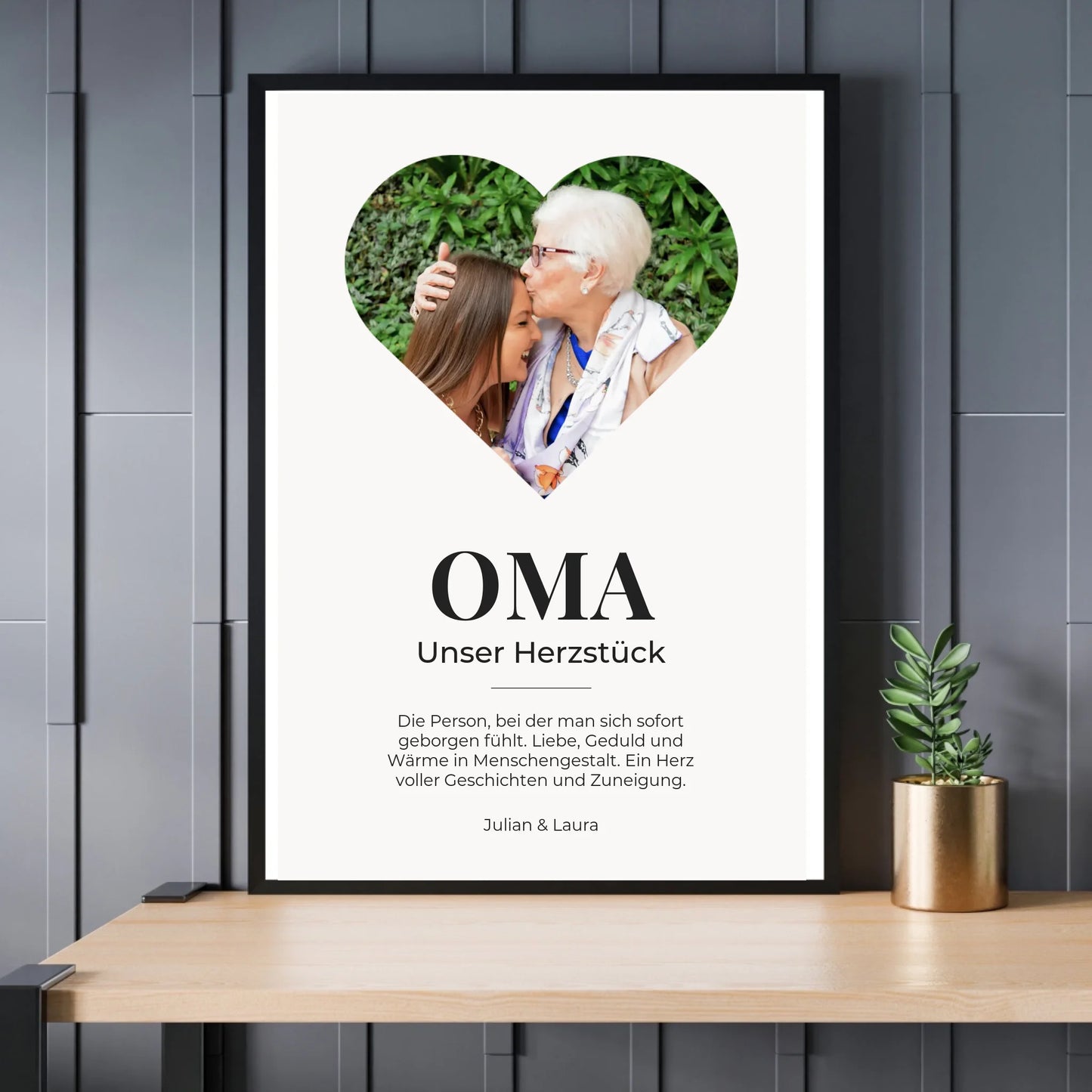 Mockup Poster Schwarzer Rahmen