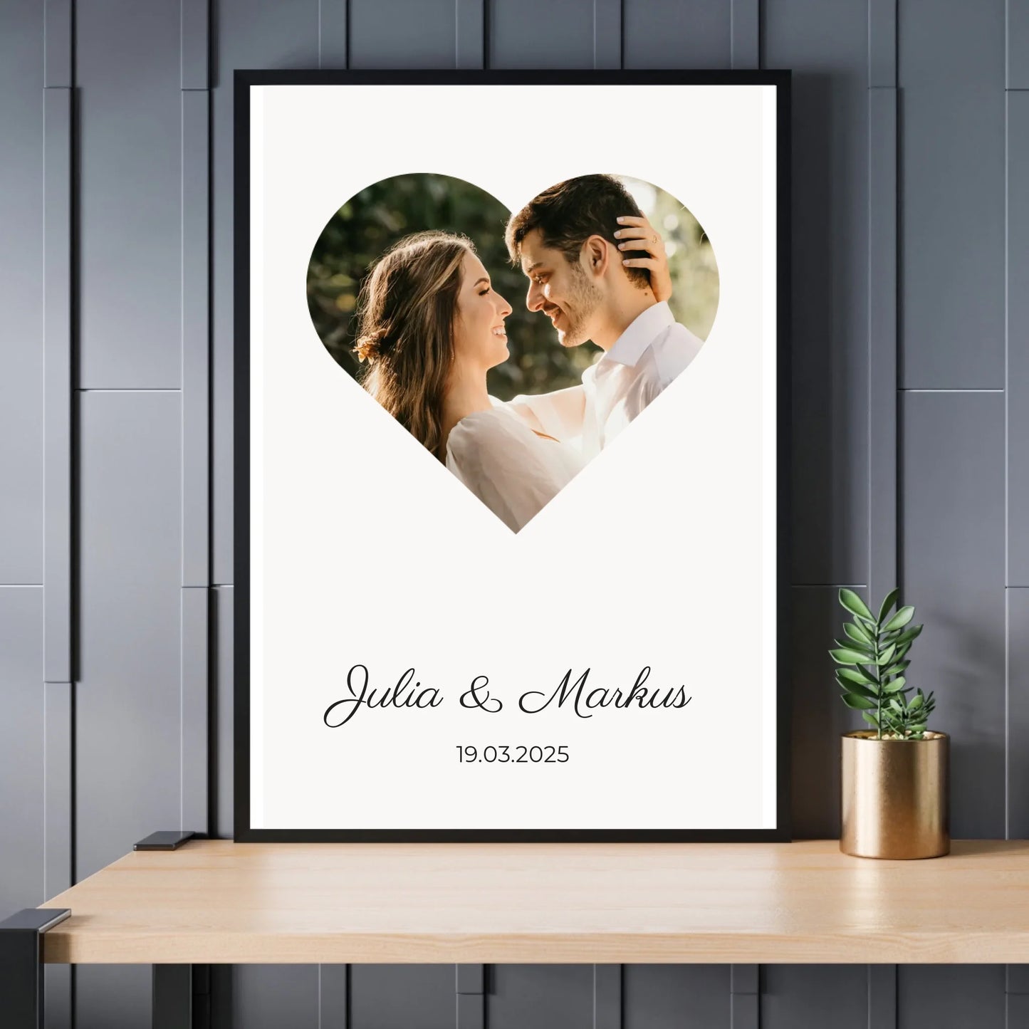 Mockup Poster Schwarzer Rahmen