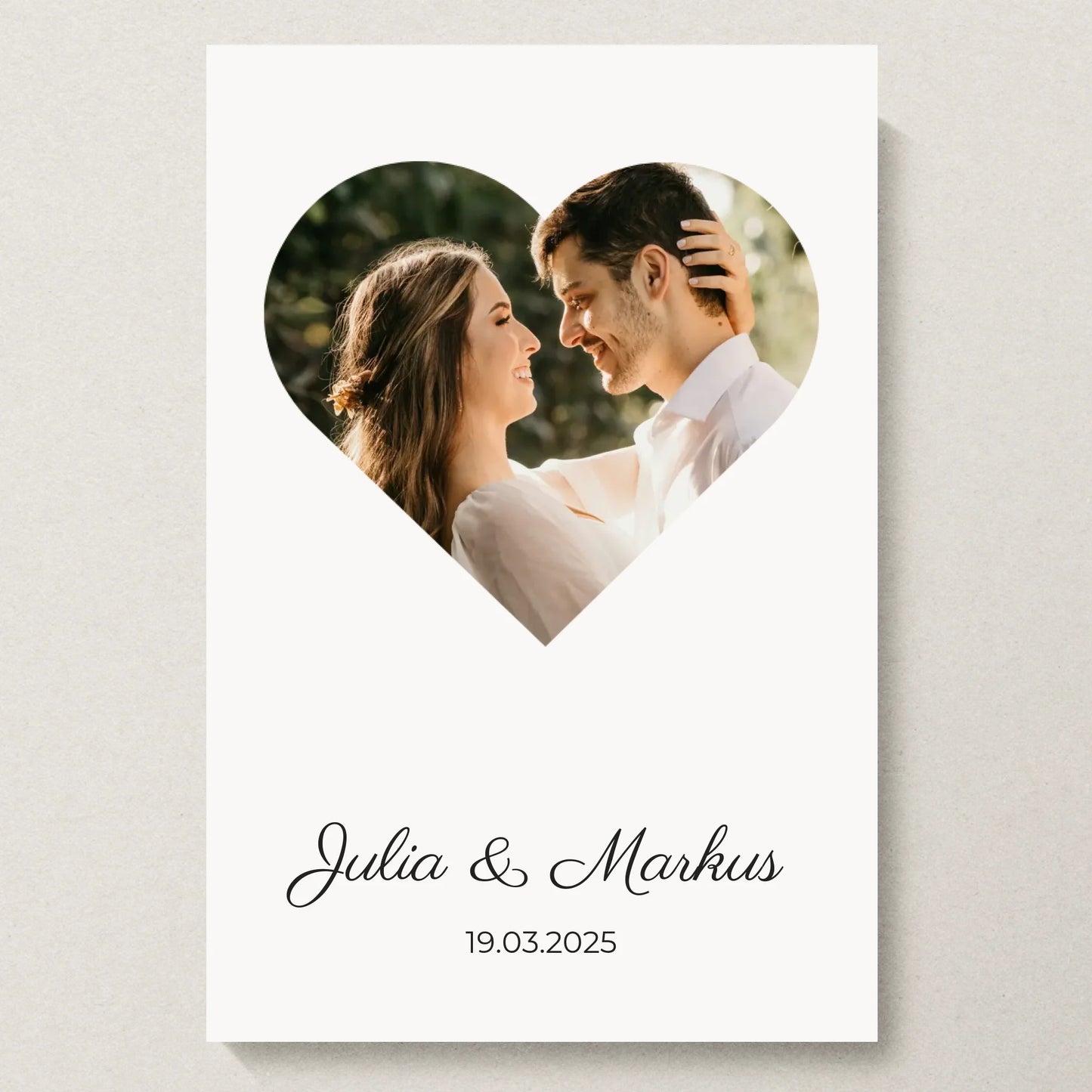 Poster 20x30 beiger Hintergrund