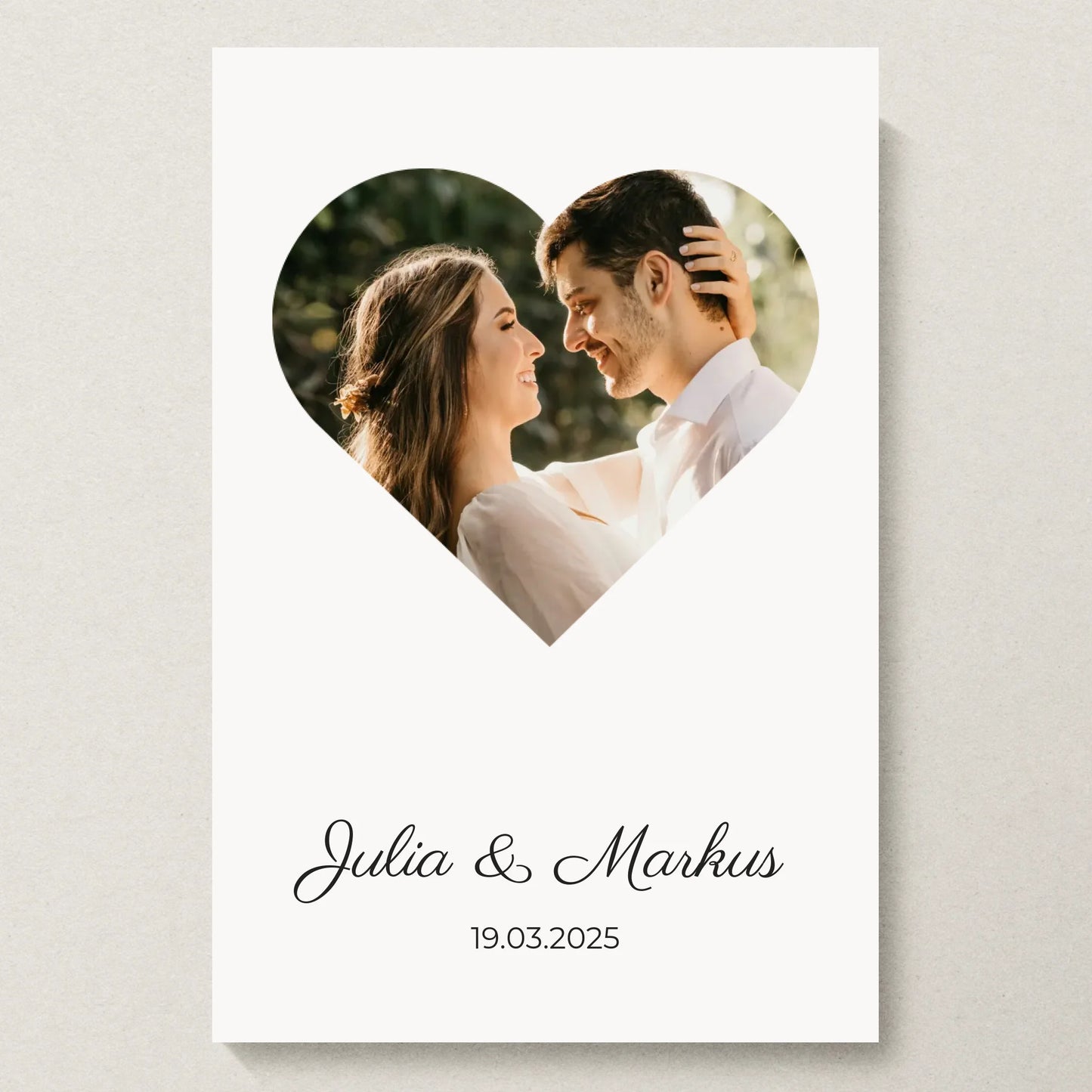 Poster 20x30 beiger Hintergrund