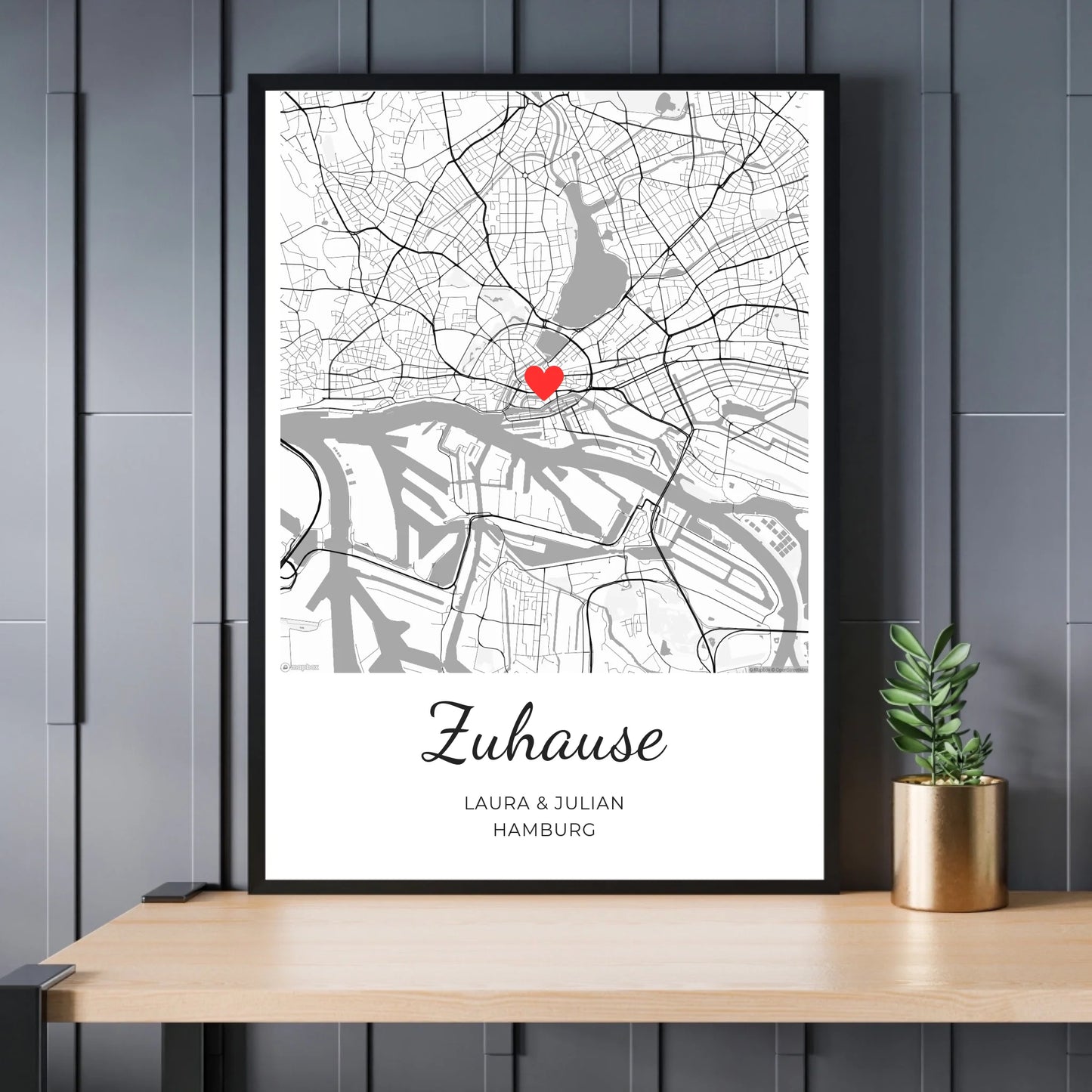 Mockup Poster Schwarzer Rahmen
