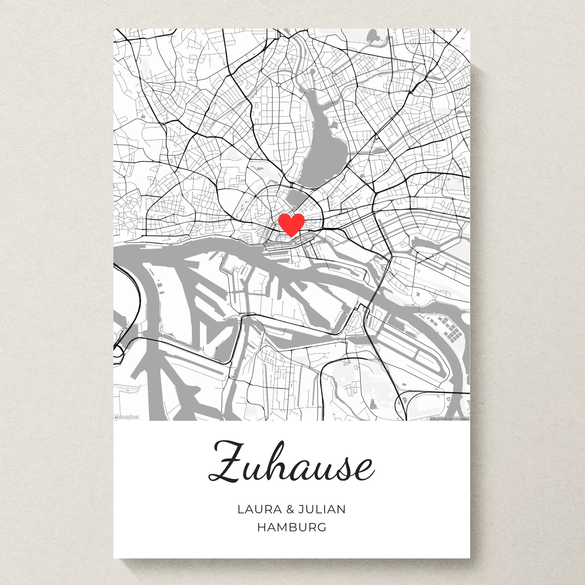 Poster 20x30 beiger Hintergrund