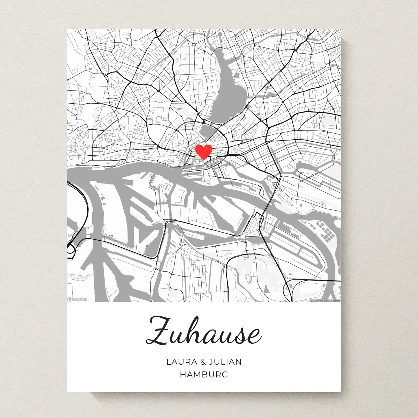 Poster 30x40 beiger Hintergrund