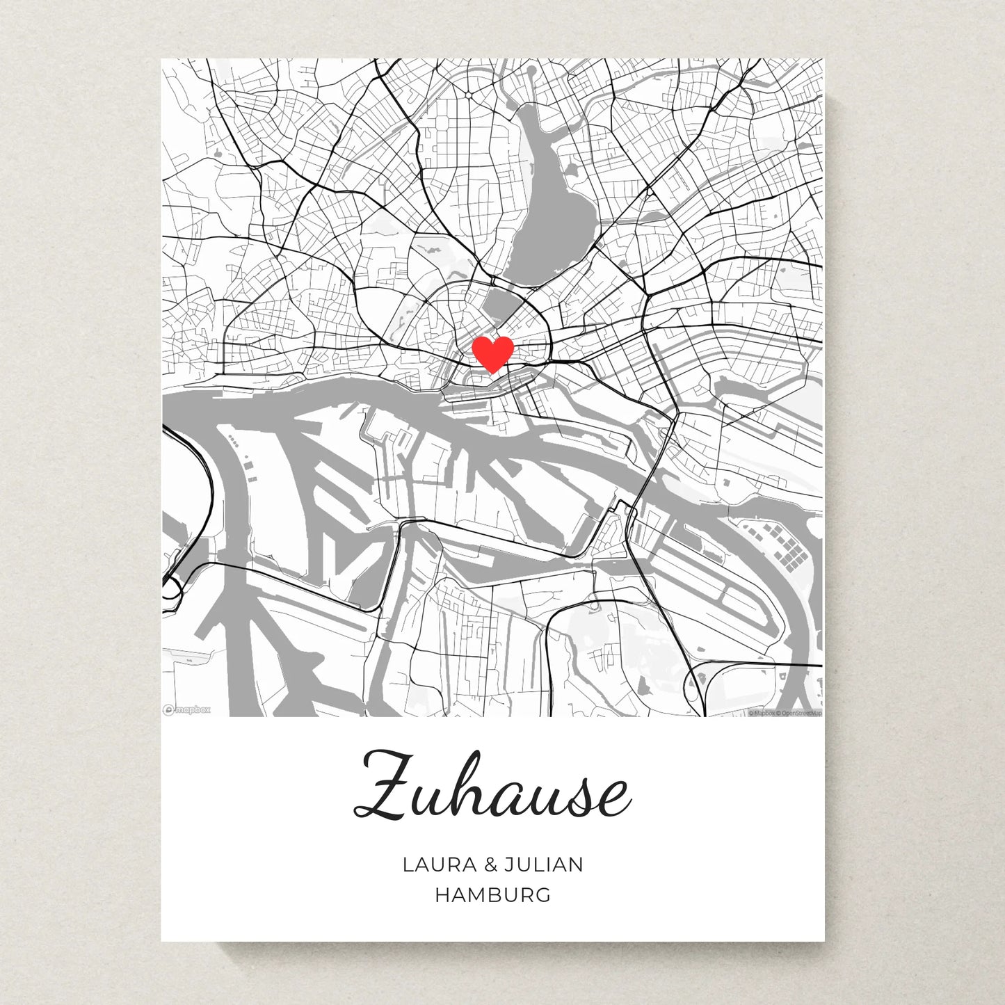 Poster 30x40 beiger Hintergrund