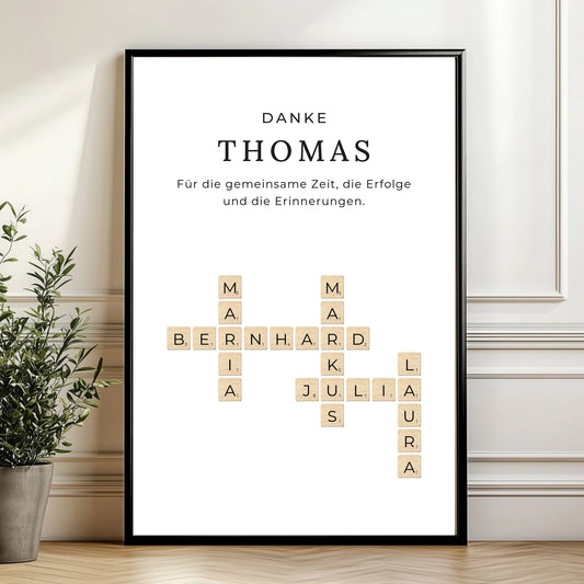 Mockup Poster Wand Pflanze