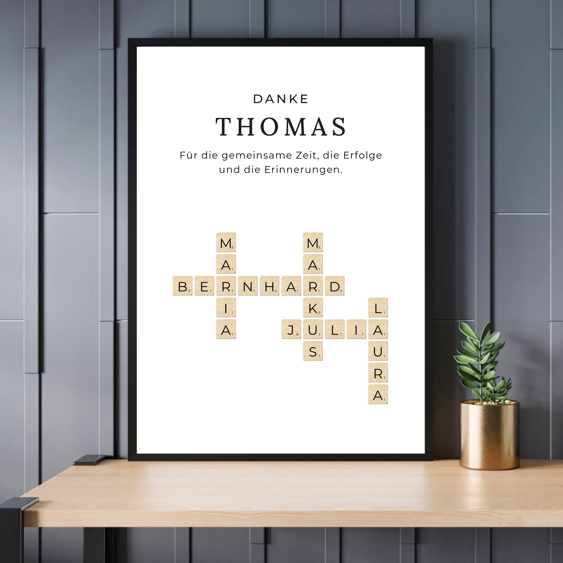 Mockup Poster Schwarzer Rahmen