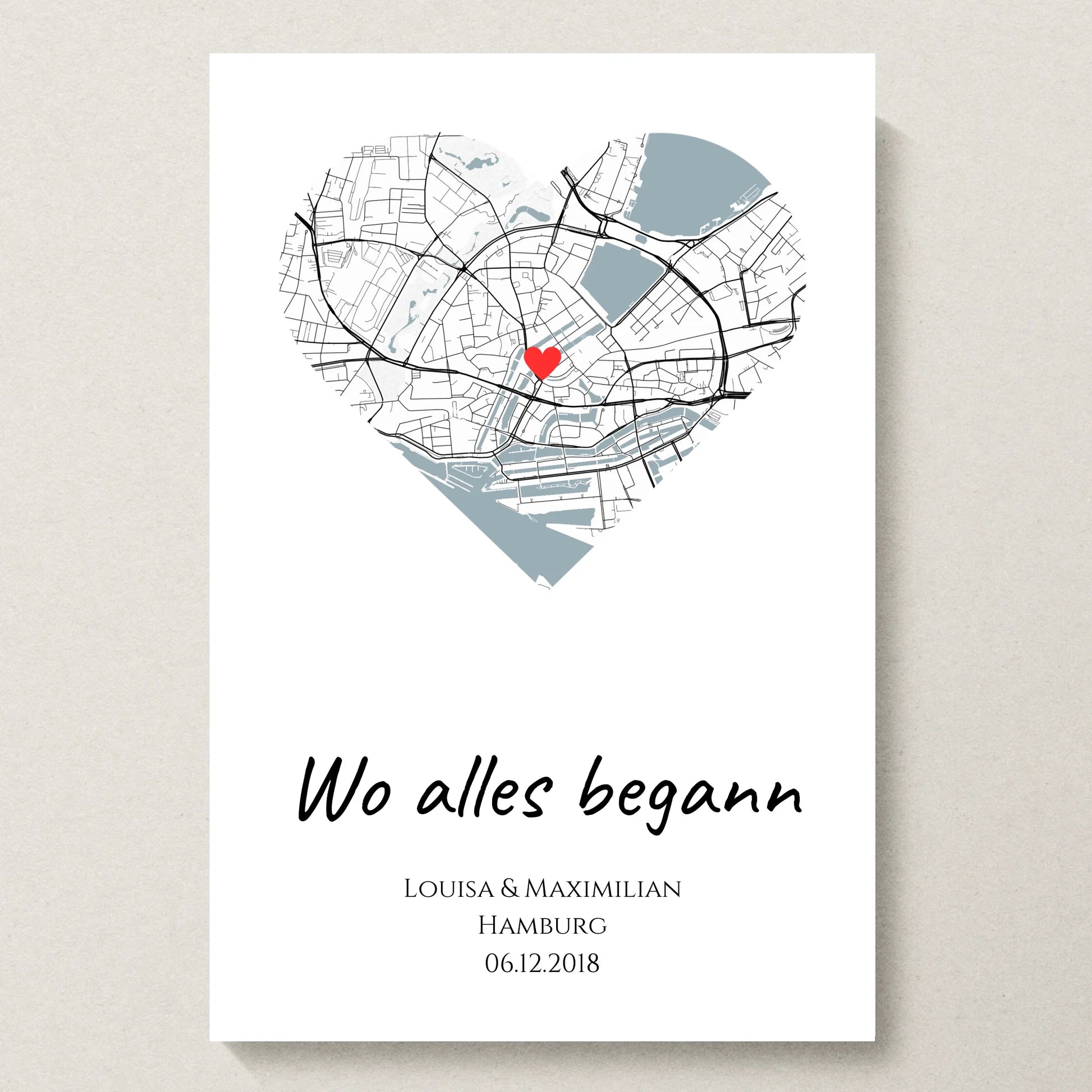 Poster 20x30 beiger Hintergrund