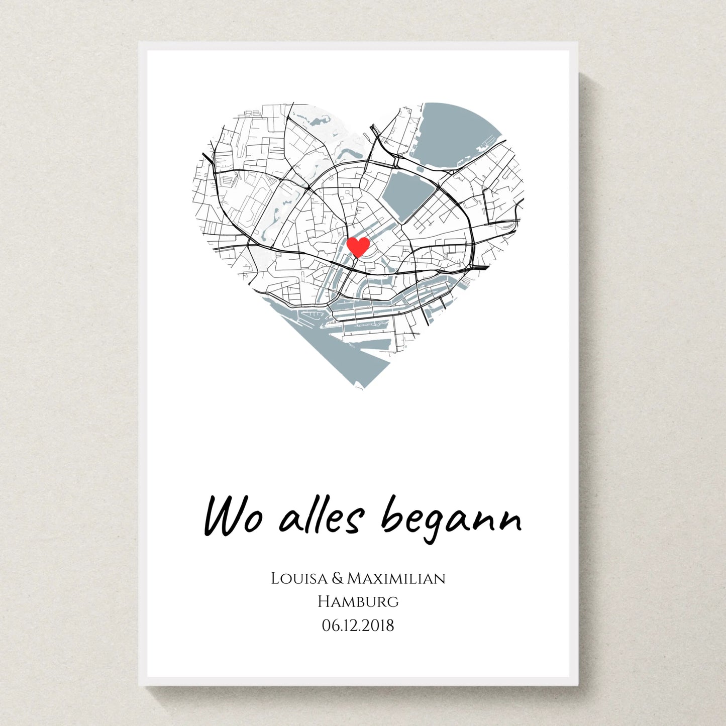 Poster 20x30 Weißer Rahmen