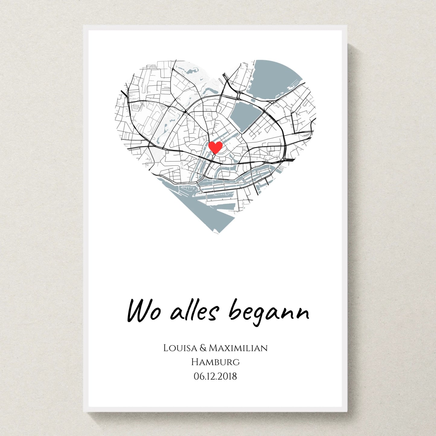 Poster 20x30 Weißer Rahmen