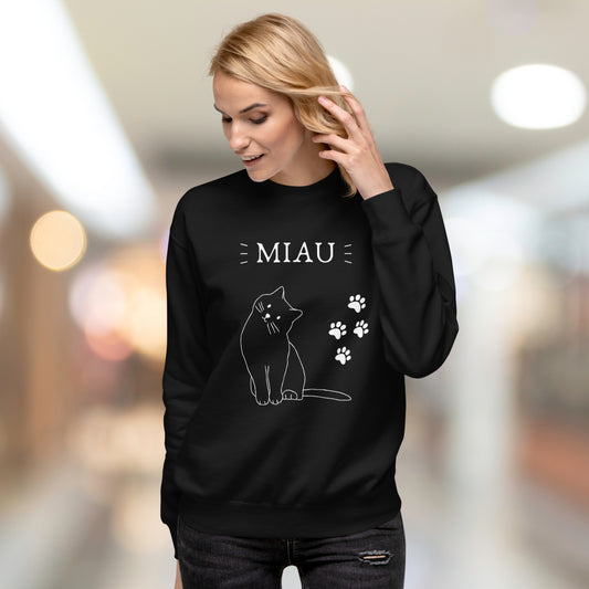 Sweatshirt "Miau"