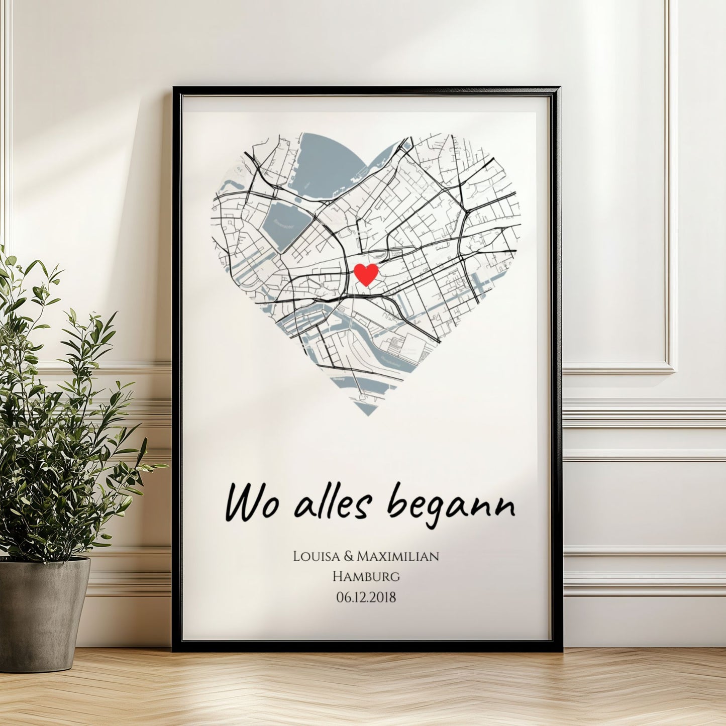 Poster "Wo alles begann" (Vintage)