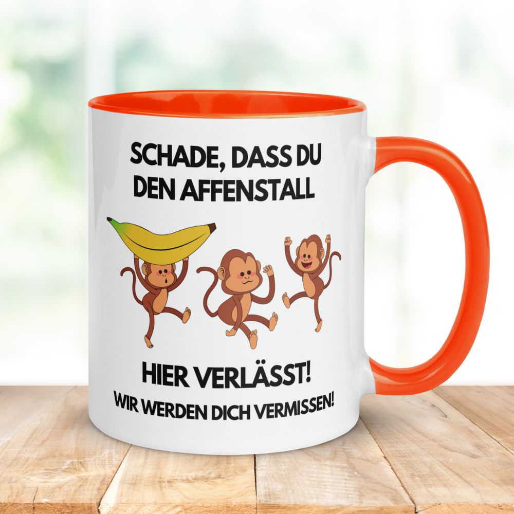 Tasse "Affenstall" für Kollegen