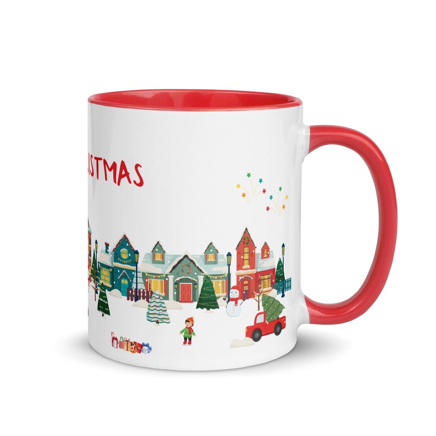 Weihnachtstasse "Panorama Straße"