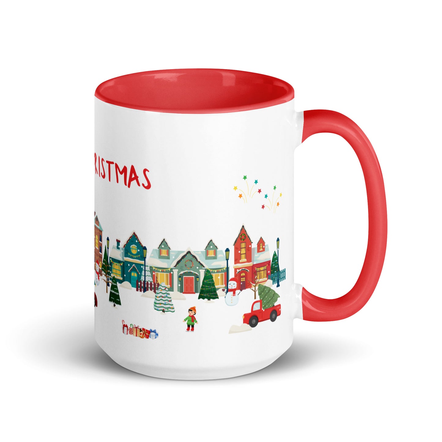 Weihnachtstasse "Panorama Straße"