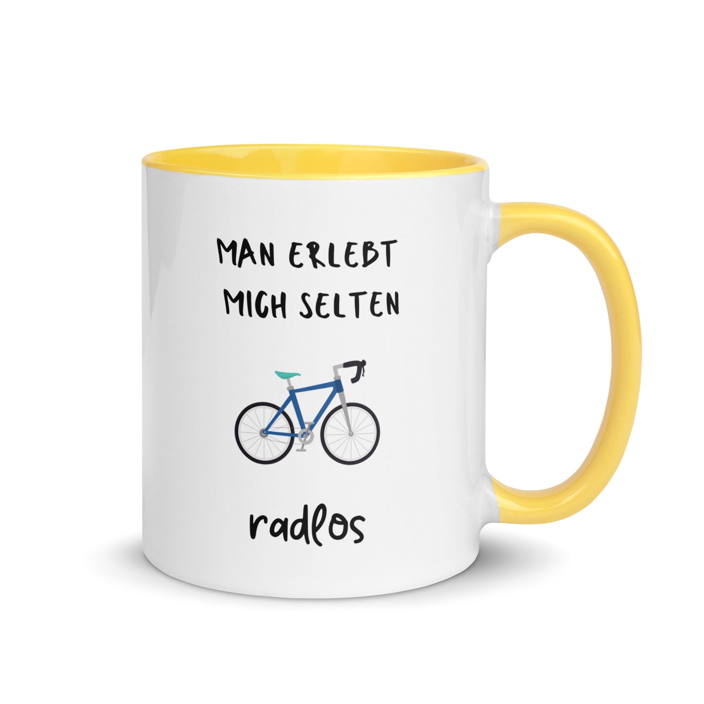 Tasse "Man erlebt mich selten radlos"