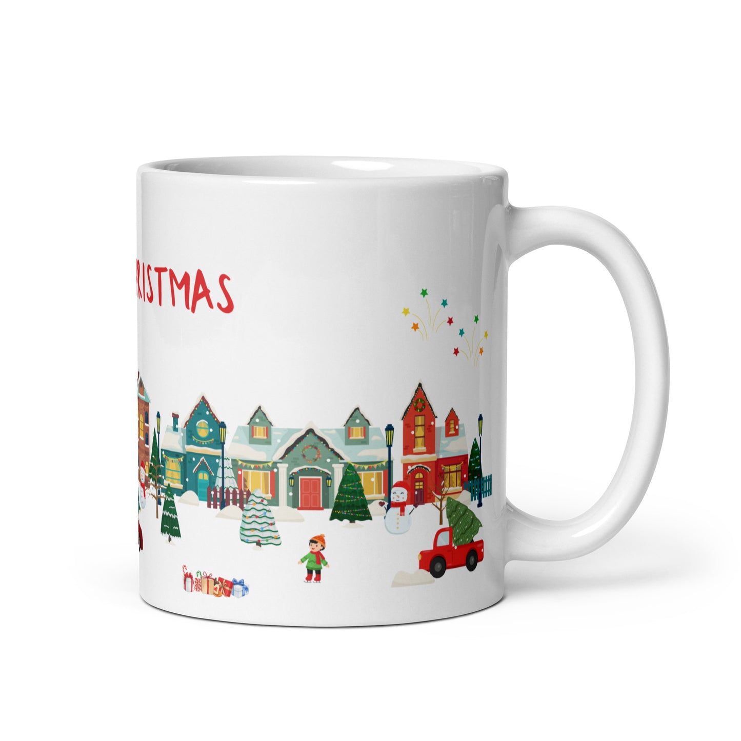 Weihnachtstasse "Panorama Straße"