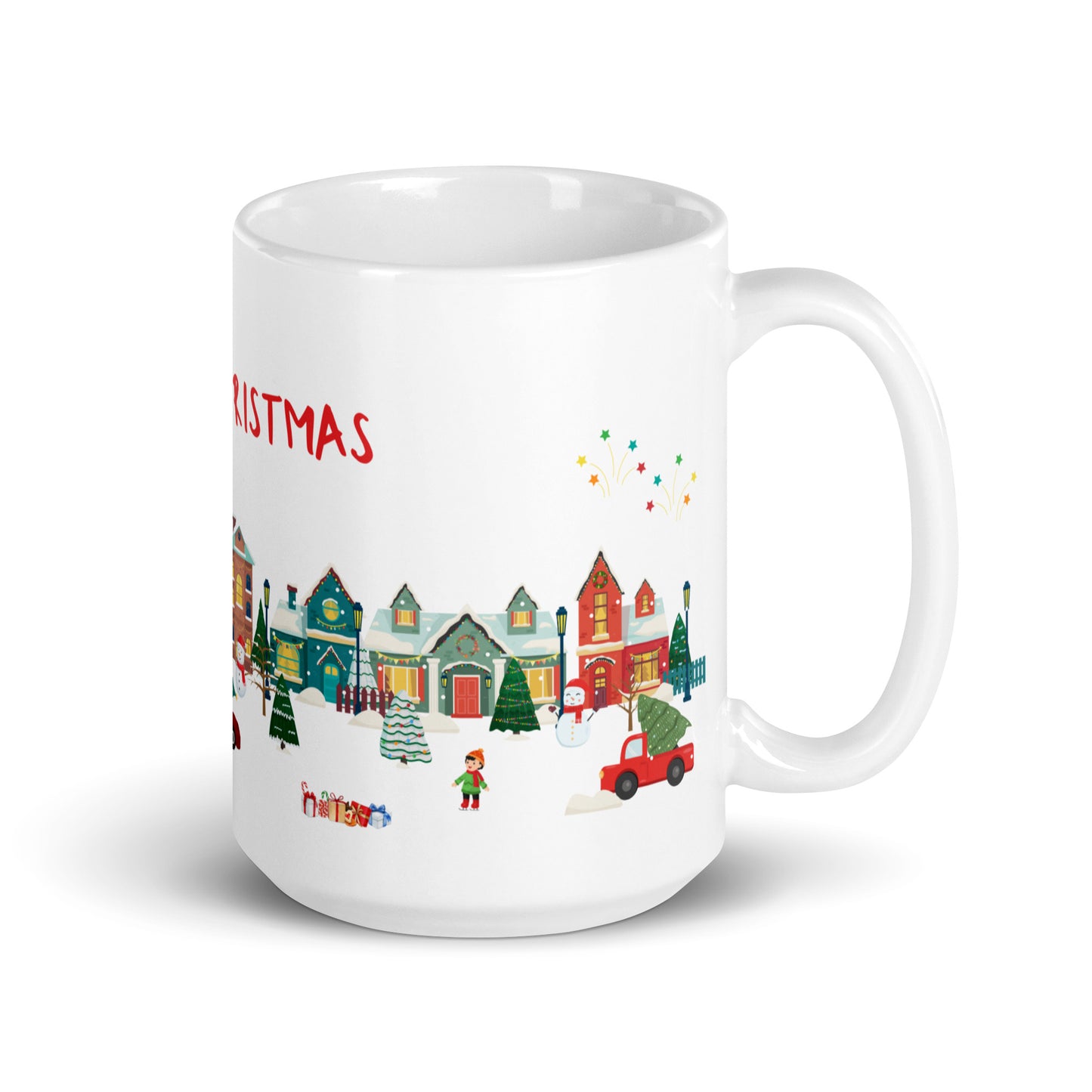 Weihnachtstasse "Panorama Straße"